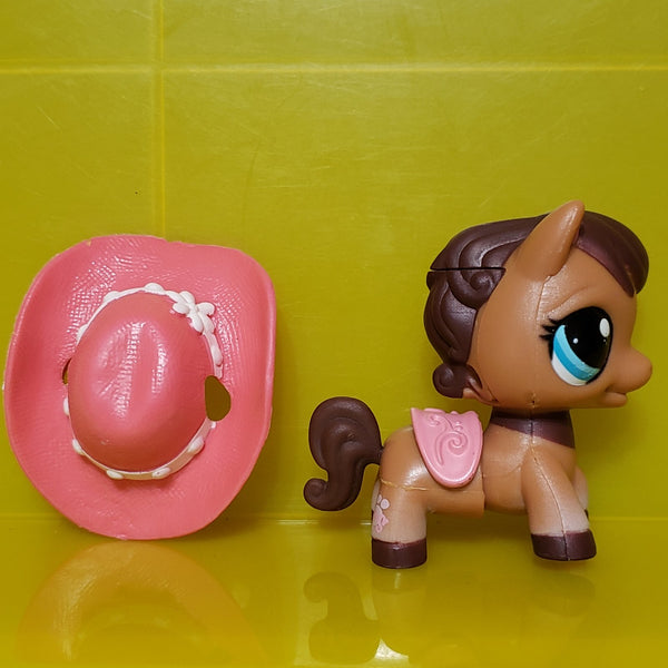 Littlest Pet Shop Horse Pony 2257 Walkables with Accessory Authentic Comes as Shown OCT22J
