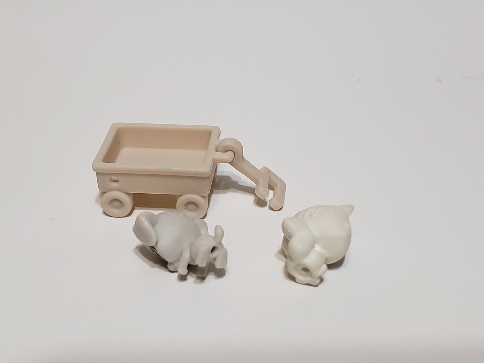 Littlest Pet Shop Lot White Mini Babies Cat Dog with Wagon Set ...
