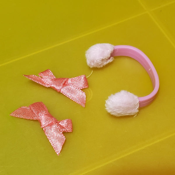 Littlest Pet Shop Lot of Bows Ear Muff Accessory Set Authentic Comes As Shown NOV10J