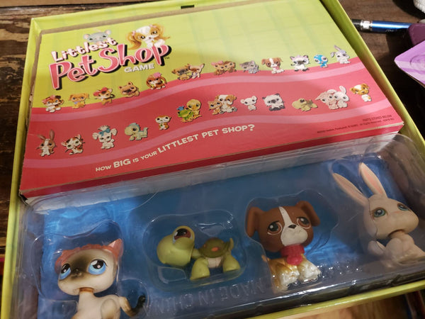 LPS Littlest Pet Shop Board Game 2005 with Pets Hasbro LPS Jan10J