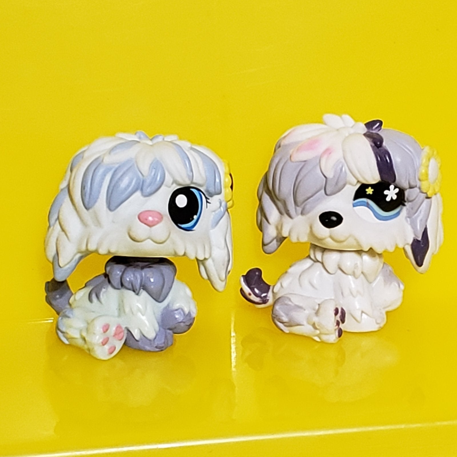 Littlest Pet Shop Lot Sheepdog 466 1712 Dog Set Authentic SEE