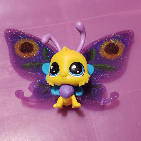 Littlest Pet Shop Butterfly Jake Butterflew  3-67 with Accessories Lps Authentic Comes As Shown DEC15J