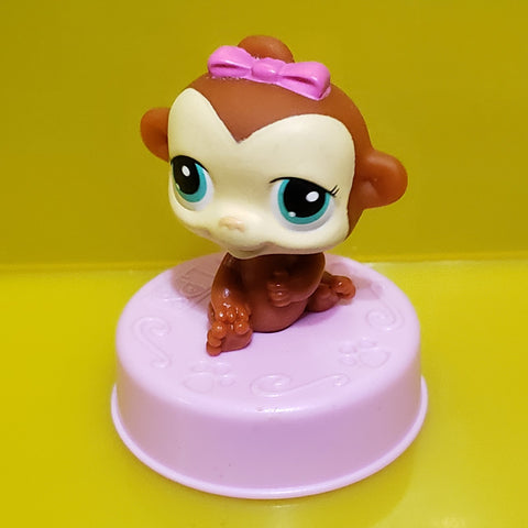 Littlest Pet Shop Mcdonalds Happy Meal Monkey Toy  Authentic NOV10J