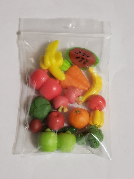 WW Littlest Pet Shop Lot Fruits and Veggies Bundle Set Authentic LPS Comes as Shown DEC25J