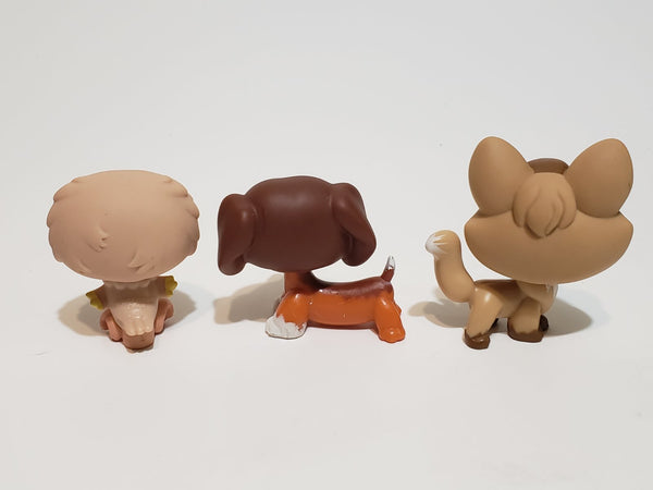Littlest Pet Shop Pet Trainin' Park Fox 673 Owl 674 Dachshund 675 Set Authentic JUN24J