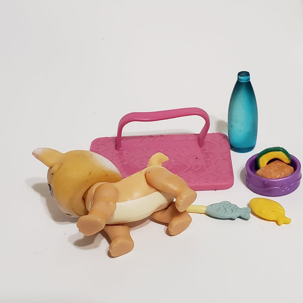 Littlest Pet Shop Picnic Day Custom Catmunk Kitten 114 w Nook and Accessory Set Authentic Comes As Shown DEC04J