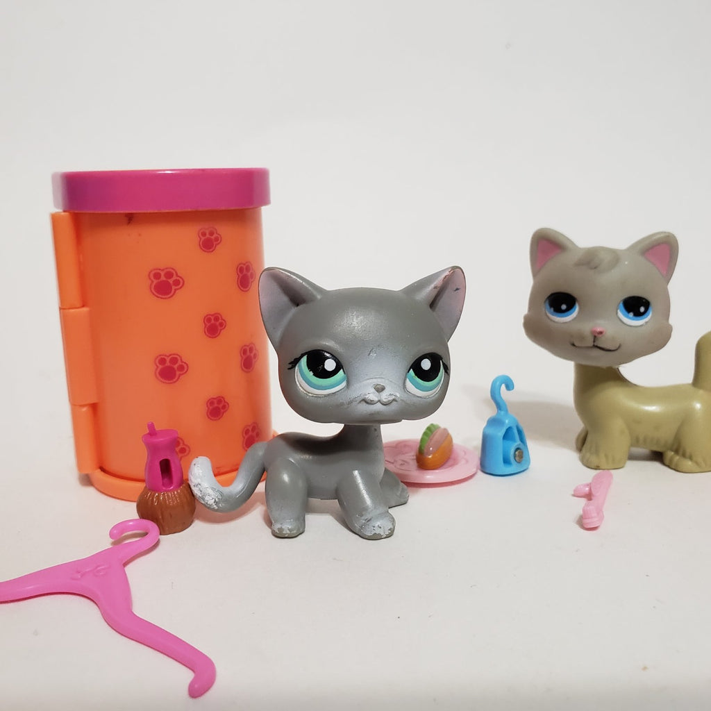 Lps 126 Lps Shorthair Cat Grey Hasbro Littlest Pet Shop Authentic
