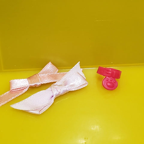 Littlest Pet Shop Lot of Bows Collar Accessory Set Authentic Comes As Shown NOV10J