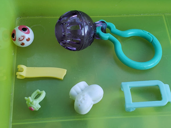 Littlest Pet Shop Random Lot of 6 Pcs Odd Accessories Replacement Parts Set Authentic LPS SEE VIDEO