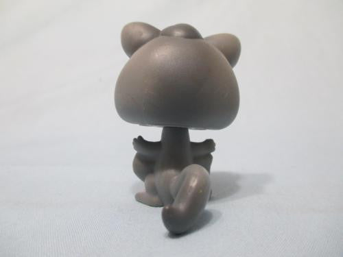 LITTLEST PET SHOP BAT SUGAR GLIDER FLYING SQUIRREL GREY with GREEN EYES 214 Authentic LPS Dec17ni