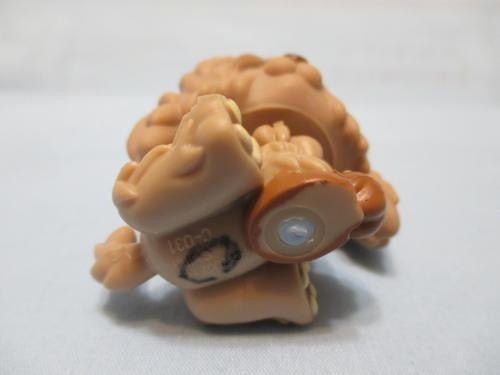 LIKE NEW Littlest Pet Shop 678 Brown Arctic Sheep Dog Sheepdog Puppy Dog Blue Eyes Authentic Lps DEC13J