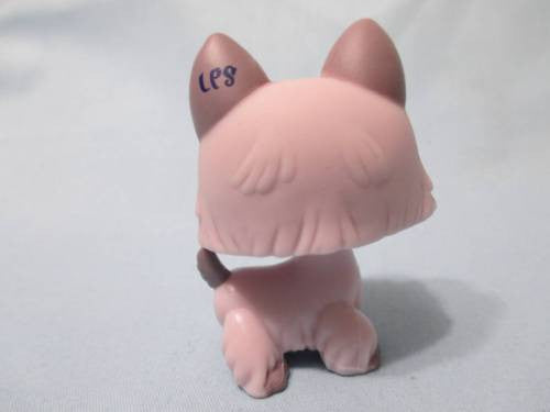 Littlest Pet Shop Purple Scottie Scottish Terrier Dog Puppy 1201 Authentic FEB14J