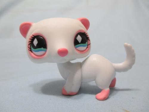 LPS Furet Ferret #798 #957 Authentic Littlest Pet Shop HASBRO LPS Furet Ferret #798 #957 Authentic Littlest Pet Shop HASBRO
