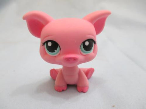LIKE NEW Littlest Pet Shop Pig Pink with Blue Eyes 330 Authentic Lps Nov30npoHG