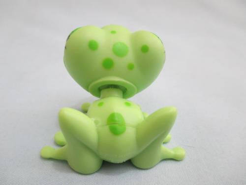 LITTLEST PET SHOP 898 Green Female Frog Authentic LPS FEB10J