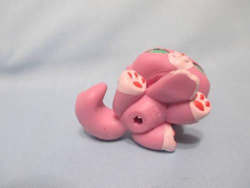 LIKE NEW Littlest Pet Shop Cat Kitty Persian Pink Green Eyes 2138 Authentic Lps Dec8n