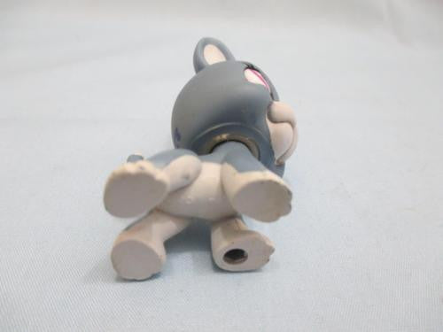 Littlest Pet Shop Dog Puppy Boston Terrier with Pink Eyes 1025 Authentic Lps Mar19ni