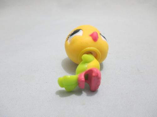 LIKE NEW Littlest Pet Shop Yellow Canary Bird Flower 595 100% Authentic FEB08J