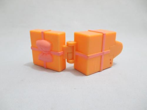 Littlest Pet Shop Orange Gift Box w/ Magnet Opening Accessory Dec23ni