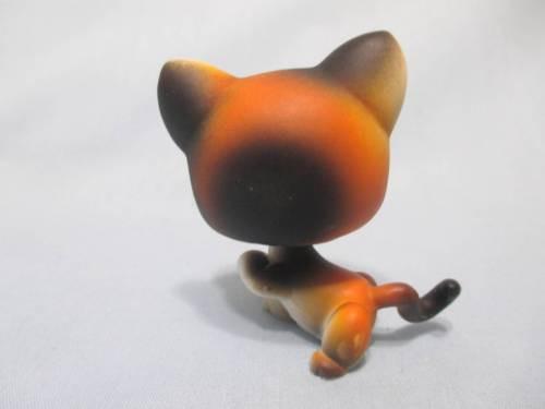 Littlest Pet Shop Calico Shorthair Paw Up Cat 27 Authentic LPS Dec30ni