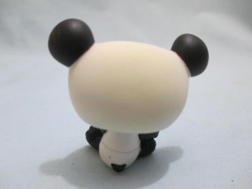 LIKE NEW Littlest Pet Shop 90 Panda Bear Black White Blue Eyes Authentic Dec27ni