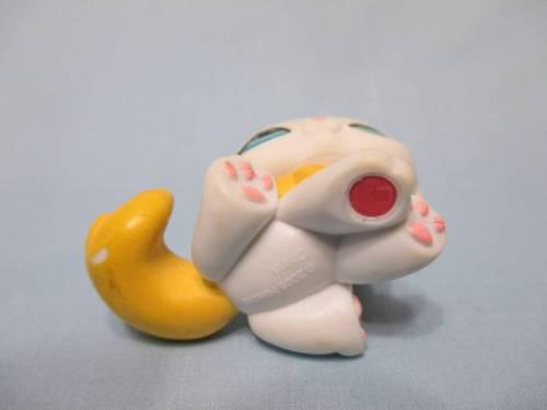 LIKE NEW Littlest Pet Shop Cat Kitty Persian White Yellow Rare 207 Authentic Lps Jan30ni