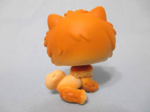 Littlest Pet Shop LPS PUPPY DOG CHOW CHOW BROWN w BLUE EYES #117 100% Authentic