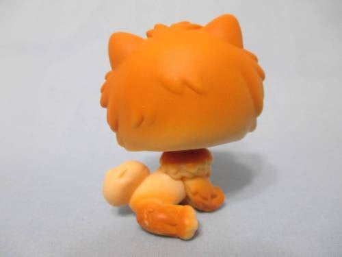 Littlest Pet Shop LPS PUPPY DOG CHOW CHOW BROWN w BLUE EYES #117 100% Authentic