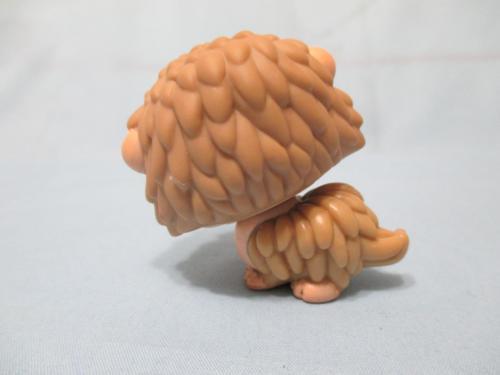 Littlest Pet Shop Porcupine Hedgehog Tan and Brown with Star Green Eyes 861 Authentic Lps Oct26npo38