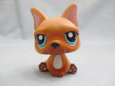 LIKE NEW LITTLEST PET SHOP 1847 PET ON THE GO BOXER French Bulldog DOG for AIRPLANE Authentic SEE VIDEO So Much In Love Episode 34 DEC15J