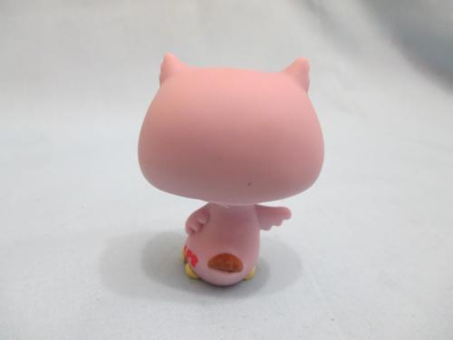 Littlest Pet Shop Bird 1373 Owl Lavender Purple With Green Eyes Authentic Minor Wear Apr12j