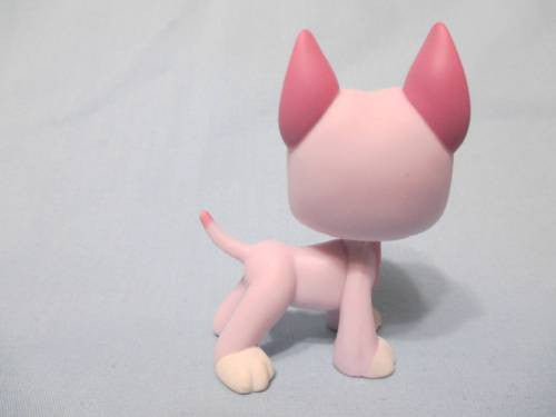 LIKE NEW Littlest Pet Shop Dog Pink Great Dane 1022 Authentic Lps Main 5 DEC10J
