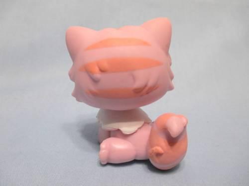 LIKE NEW Littlest Pet Shop 460 Pink Persian Kitty Cat Diamond Eyes Authentic Feb12nn
