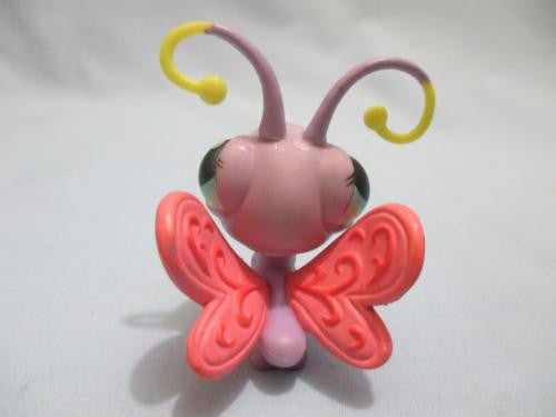 Littlest Pet Shop 93 Purple Butterfly with Pink Wings Blue Eyes Authentic Lps Dec1n