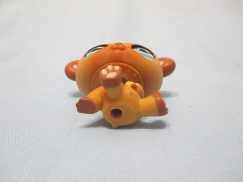 LIKE NEW Littlest Pet Shop Bear Panda Brown 814 Authentic Lps Nov30npoHG