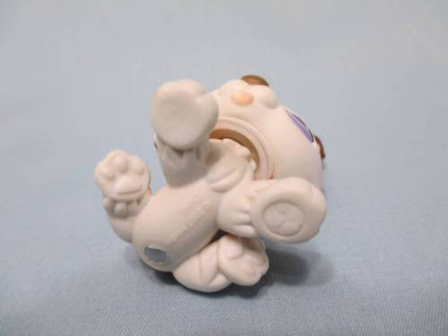 LIKE NEW Littlest Pet Shop LPS BROWN & WHITE HUSKY POLAR DOG  427 Authentic Lps Nov28ni