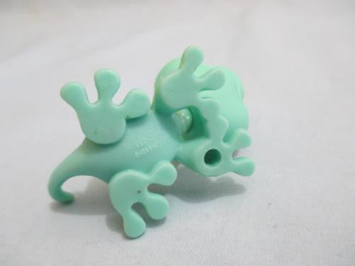 Littlest Pet Shop LPS Blue Green Gecko Lizard 492 LPS DEC1JM
