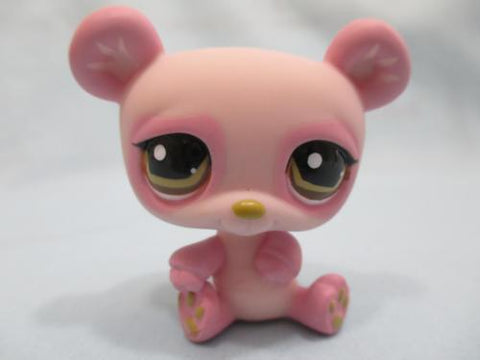 Littlest Pet Shop Panda Bear 899 Pink Funniest Golden Brown Eyes Authentic Lps Dec05ni