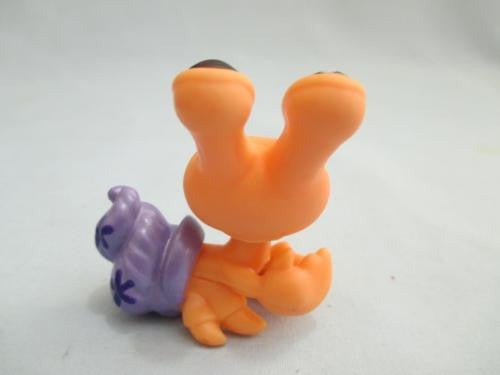 LIKE NEW Littlest Pet Shop LPS Hermit Crab 352 Orange Purple Shell Authentic Lps Dec05ni