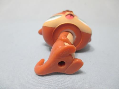 Littlest Pet Shop Meerkat 1376 Brown and Tan With Aqua Blue Eyes Authentic LPS Feb1ni