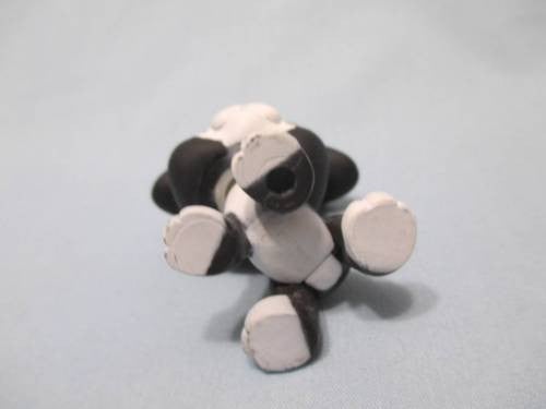 Littlest Pet Shop 826 Black Boxer Puppy Dog Authentic Spin Head Dec23ni