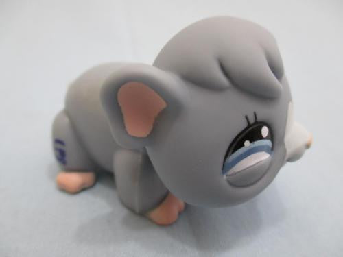 LITTLEST PET SHOP Hasbro Gray Guinea Pig Hamster 1368 Authentic MAR8J
