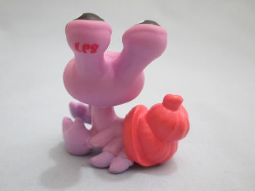 Littlest Pet Shop Purple Pink Shell Hermit Crab Yellow Eyes 1141 LPS Authentic Mar19ni