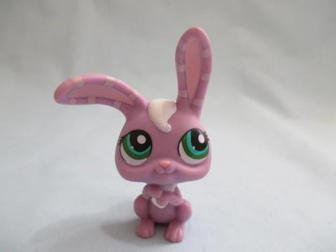 Littlest Pet Shop 828 Purple & White Bunny Authentic Lps Apr08j