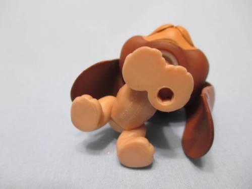 Littlest Pet Shop 665 Brown Tan Basset Hound Puppy Dog w Purple Eyes Authentic Mar19ni