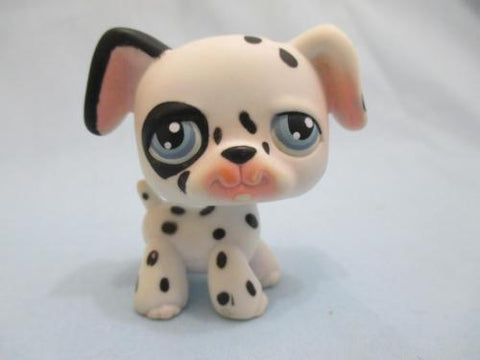 LIKE NEW Littlest Pet Shop Dog Dalmatian Spotted Puppy 44 Authentic Lps Jan23ni