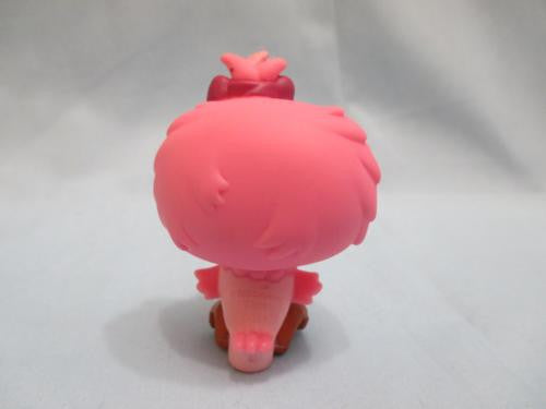 LIKE NEW Littlest Pet Shop Bird Owl Pink and Cream with Blue Flower Eyes 496 Authentic Lps SEE VIDEO Mar1ni