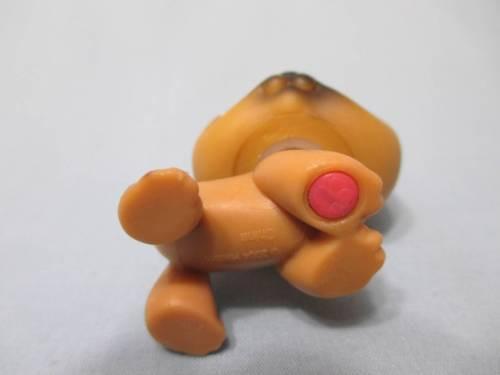 LIKE NEW Littlest Pet Shop Dog German Shepherd Brown with Brown Eyes 61 Authentic Lps DEC15J