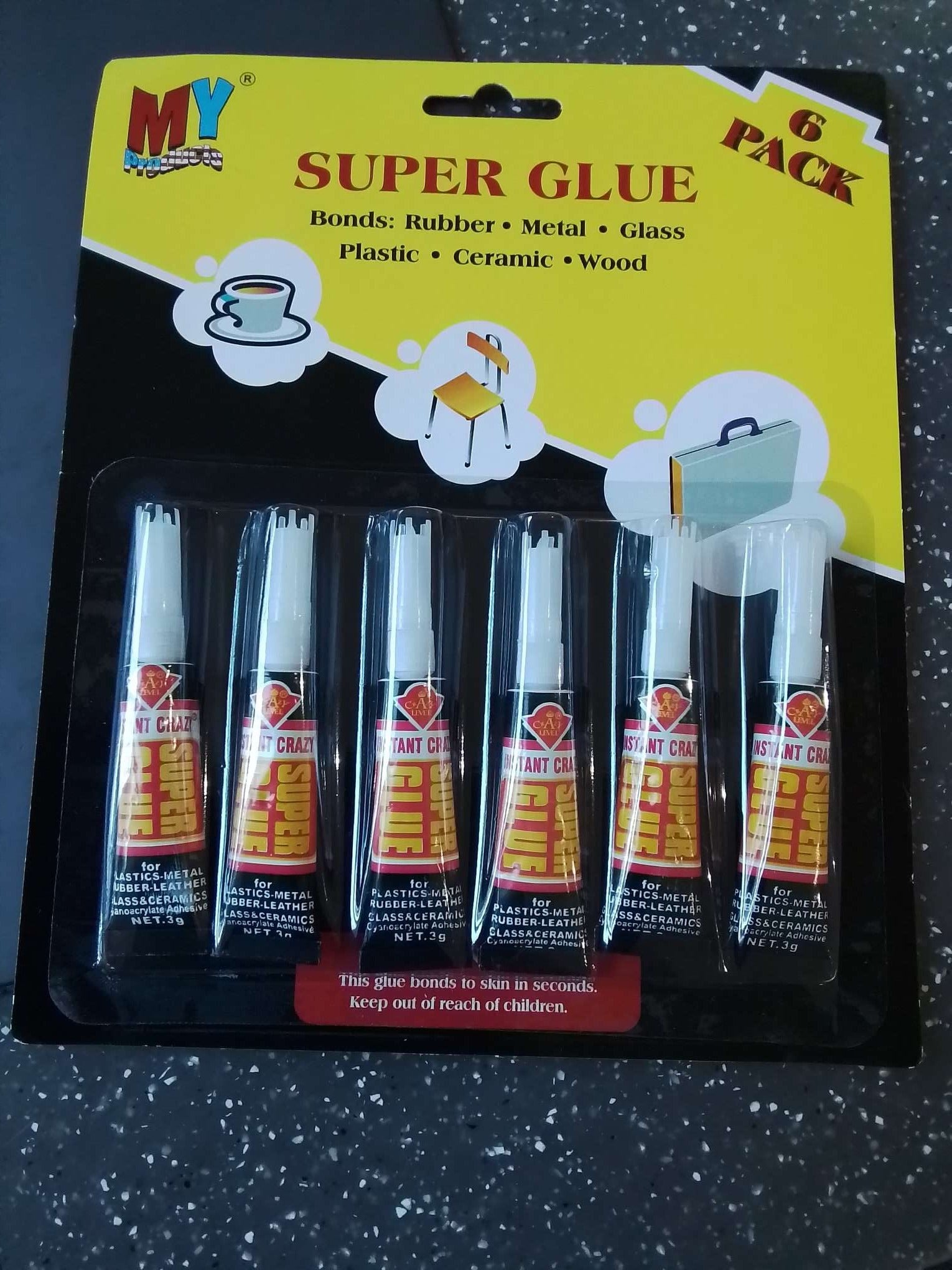 My Products 6 Pack Super Glue Extra Super Power NOT Littlest Pet Shop 