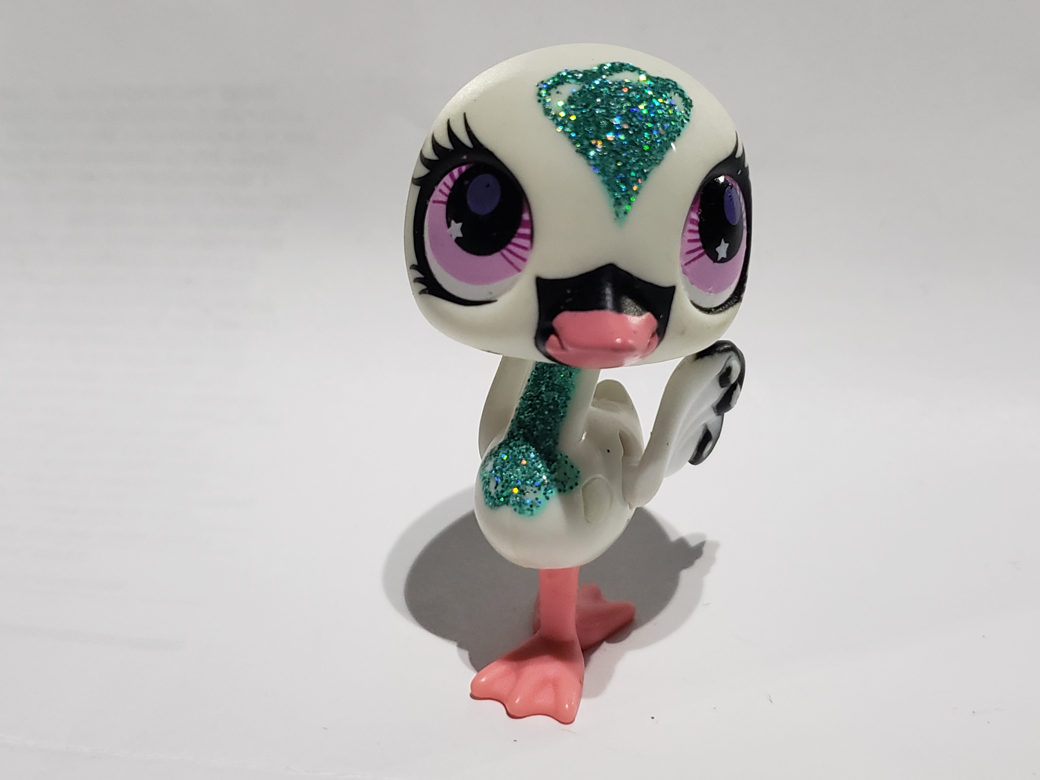 The Rarest Lps LIKE NEW Littlest Pet Shop RARE Trick & Talent Glitter Swan 2758 ...